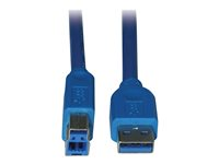 Eaton Tripp Lite Series USB 3.2 Gen 1 SuperSpeed Device Cable (A to B M/M), 15 ft. (4.57 m) - USB-kabel - USB typ A till USB Type B - 4.6 m U322-015