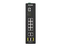 D-Link DIS 200G-12S - switch - 10 portar - Administrerad DIS-200G-12S