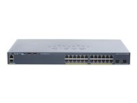 Cisco Catalyst 2960X-24TD-L - switch - 24 portar - Administrerad - rackmonterbar WS-C2960X-24TD-L