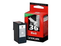 Lexmark Cartridge No. 36 - svart - original - bläckpatron - LRP 18C2130E