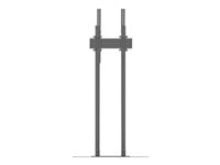 Multibrackets M Pro Dual Pole Floorbase ställ - för LCD-display - svart 7350073738960