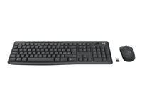 Logitech MK370 Combo for Business - sats med tangentbord och mus - AZERTY - belgisk - grafit Inmatningsenhet 920-012068