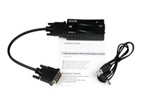 StarTech.com High Resolution Video DVI to VGA Converter - Video converter - DVI - VGA - black - DVI2VGACON - videokonverterare - svart DVI2VGACON