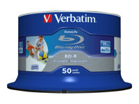 Verbatim DataLife - BD-R x 50 - 25 GB - lagringsmedier 43812