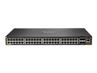 HPE Aruba Networking CX 6200F 48G Class 4 PoE 4SFP 370W TAA Switch - switch - max. staplingsavstånd 10 kms - 48 portar - Administrerad - rackmonterbar - TAA-kompatibel S0G16A