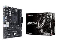 Biostar A520MH - 6.0 - moderkort - micro ATX - Socket AM4 - AMD A520 A520MH