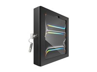 Compulocks iPad Pro M4 11" (2024), Apex Enclosure Tilting Stand 8" monteringssats - synliga kameror och sensorer fram/bak - för surfplatta - svart TCDP0111PAPX4B