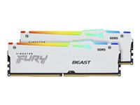 Kingston FURY Beast RGB - DDR5 - sats - 64 GB: 2 x 32 GB - DIMM 288-pin - 6000 MHz / PC5-48000 - ej buffrad KF560C40BWAK2-64