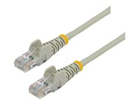 StarTech.com Cat5e patchkabel med hakfria RJ45-kontakter - 5 m, grå - patch-kabel - 5 m - grå 45PAT5MGR