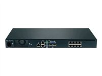 Lenovo Local 1x8 Console Manager - omkopplare för tangentbord/video/mus - 8 portar - rackmonterbar 1754A1X