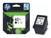 HP 62XL - Lång livslängd - svart - original - bläckpatron C2P05AE#UUS