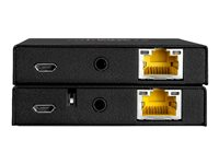 LINDY Cat.6 HDMI 18G & IR Extender with PoC & Loop Out - sändare och mottagare - video/audio/infraröd/effektförlängare 38205