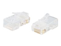 C2G RJ45 Cat5E Modular Plug for Flat Stranded Cable - nätverkskontakt 88121