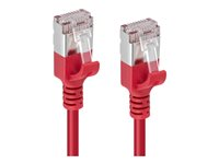 MicroConnect nätverkskabel - 7.5 m - röd V-FTP6A075R-SLIM