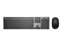 Dell Premier Wireless Keyboard and Mouse KM717 - sats med tangentbord och mus - grå, svart Inmatningsenhet 1G1MG