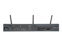 Cisco 881 Ethernet Wireless Router with 3G - trådlös router - WWAN - Wi-Fi - skrivbordsmodell CISCO881GW-GN-E-K9