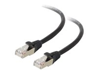 C2G Cat5e Booted Shielded (STP) Network Patch Cable - patch-kabel - 5 m - svart 83854