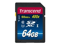 Transcend Premium - flash-minneskort - 64 GB - SDXC UHS-I TS64GSDU1