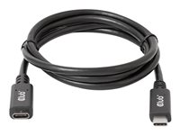 Club 3D CAC-1531 - USB typ C-förlängningskabel - 24 pin USB-C till 24 pin USB-C - 1 m CAC-1531