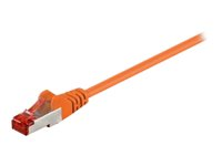 MicroConnect nätverkskabel - 10 m - orange B-FTP610O