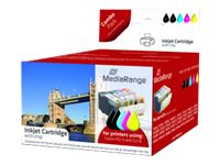 MediaRange - 5-pack - svart, gul, cyan, magenta - kompatibel - bläckpatron (alternativ för: Canon CLI-8, Canon PGI 5Bk) MRCP5C8