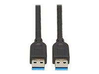 Eaton Tripp Lite Series USB 3.2 Gen 1 SuperSpeed A/A Cable (M/M), Black, 6 ft. (1.83 m) - USB-kabel - USB till USB - 1.83 m U325X-006