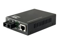 LevelOne GVT-2002 - fibermediekonverterare - 10Mb LAN, 100Mb LAN, GigE GVT-2002