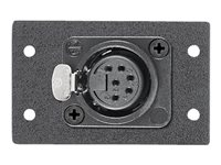 Extron Mini Architectural Adapter Plate IN9366D - modulkontaktplatta med insnäppsfästen 70-305-14