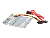 StarTech.com 2,5" SATA-hårddisk till 3,5" monteringssats för enhetsfack - adapter för lagringsfack BRACKET25SAT