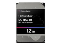 WD Ultrastar DC HA340 WUS721212BLE6L4 - hårddisk - datacenter - 12 TB - SATA 6Gb/s 0B47063