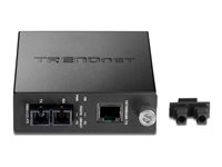 TRENDnet TFC-110 S15 - fibermediekonverterare - 10Mb LAN, 100Mb LAN - TAA-kompatibel TFC-110S15