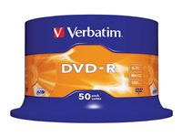 Verbatim - DVD-R x 50 - 4.7 GB - lagringsmedier 43548