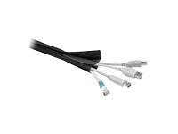 MicroConnect kabelhölje med hake och slingfästare CABLESOCK