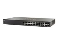 Cisco Small Business SF500-24P - switch - 24 portar - Administrerad - rackmonterbar SF500-24P-K9-G5