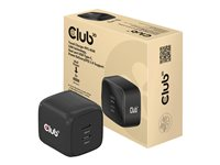 Club 3D CAC-1909 strömadapter - PPS- och GaN-teknik - 2 x USB-C - 45 Watt CAC-1909EU