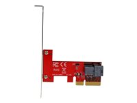 StarTech.com 4-Lane PCI Express to SFF-8643 Adapter for PCIe NVMe U.2 SSD - U.2 2.5" NVMe SSD Adapter (PEX4SFF8643) - gränssnittsadapter - SAS 12Gb/s - PCIe x4 PEX4SFF8643