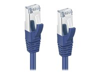 MicroConnect patch-kabel - 25 cm - blå MC-SFTP6A0025B