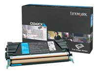 Lexmark - Extra lång livslängd - cyan - original - tonerkassett - LCCP C5342CX