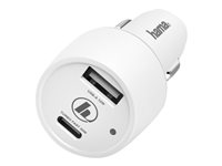 Hama Prime Line strömadapter för bil - USB, 24 pin USB-C - 42 Watt 183322