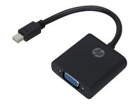 HP Mini DisplayPort to VGA Adapter - videokort - Mini DisplayPort till HD-15 (VGA) 2UX10AA#ABB