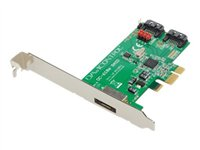 Dawicontrol DC 610e RAID - kontrollerkort (RAID) - SATA 6Gb/s - PCIe 2.0 x1 DC-610E RETAIL