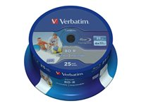 Verbatim DataLife - BD-R x 25 - 25 GB - lagringsmedier 43811