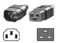 HPE - strömkabel - IEC 60320 C19 till IEC 60320 C14 311582-001