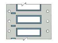 Brady PermaSleeve Wire Marking B-342 - fodral - matt - 1000 etikett (er) - 16.4 x 19.05 mm PS-375-150-WT-S-2