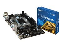 MSI B150M PRO-VD - moderkort - micro ATX - LGA1151 Socket - B150 B150M PRO-VD