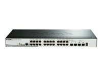 D-Link DGS 1510-28P - switch - 28 portar - smart - rackmonterbar DGS-1510-28P/E