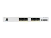 Cisco Catalyst 1000-24P-4G-L - switch - 24 portar - Administrerad - rackmonterbar C1000-24P-4G-L