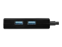 StarTech.com USB 3.0 till Gigabit-nätverksadapter med inbyggd USB-hubb med 2 portar - nätverksadapter - USB 3.0 - Gigabit Ethernet x 1 USB31000S2H