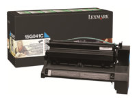 Lexmark - cyan - original - tonerkassett - LRP 15G041C