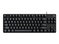 Logitech G G413 TKL SE - tangentbord - QWERTY - nordiskt (danska/finska/norska/svenska) - svart Inmatningsenhet 920-010445